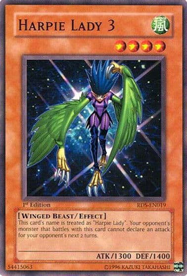 Harpie Lady 3 Rise of Destiny Yu-Gi-Oh! card