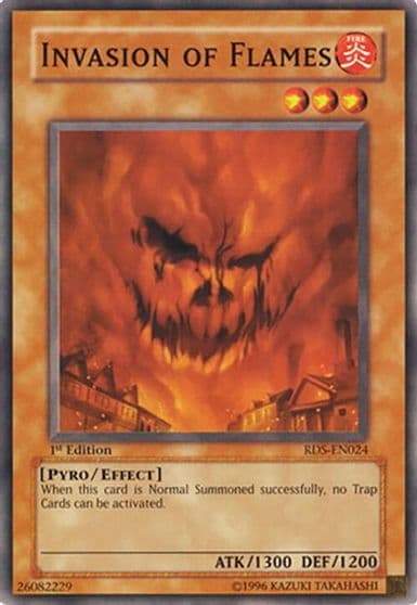 Invasion of Flames Rise of Destiny Yu-Gi-Oh! card