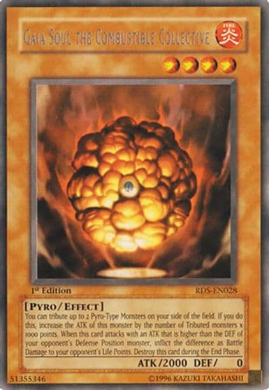 Gaia Soul the Combustible Collective Rise of Destiny Yu-Gi-Oh! card