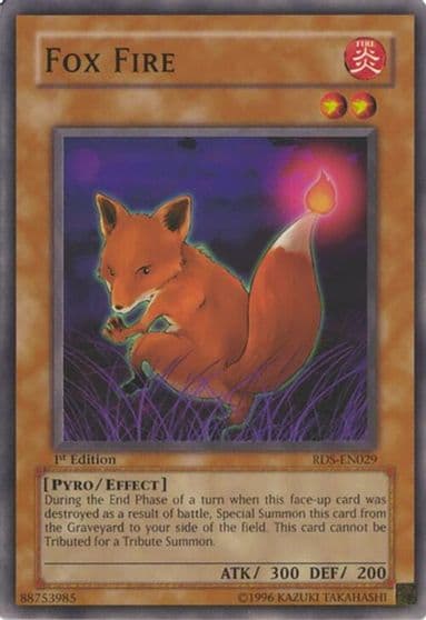 Fox Fire Rise of Destiny Yu-Gi-Oh! card