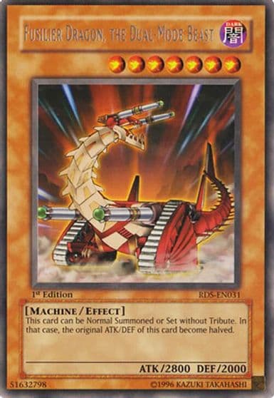Fusilier Dragon the Dual Mode Beast Rise of Destiny Yu-Gi-Oh! card