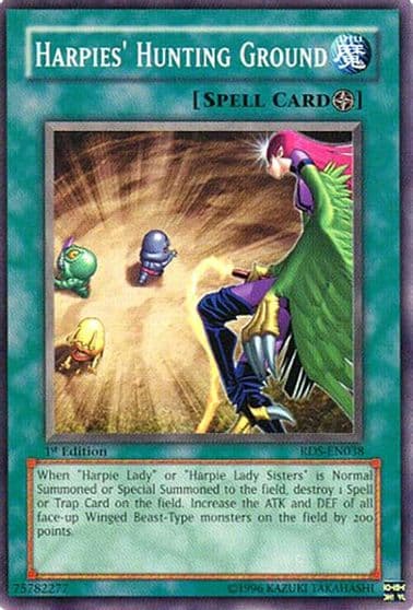 Harpies Hunting Ground Rise of Destiny Yu-Gi-Oh! card