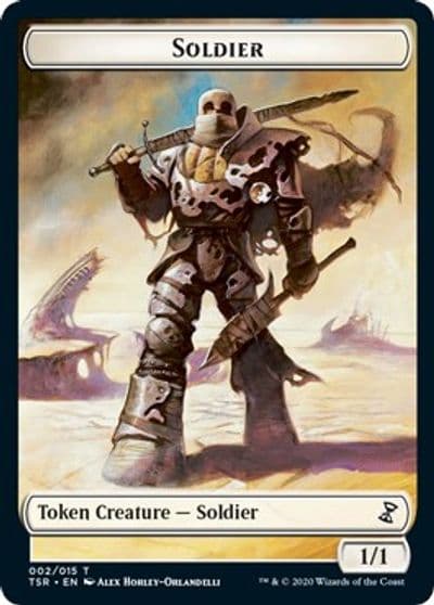 Soldier Token Time Spiral: Remastered Magic card