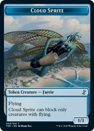 Cloud Sprite Token Time Spiral: Remastered Magic card