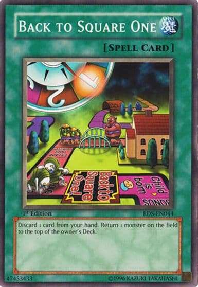 Back to Square One Rise of Destiny Yu-Gi-Oh! card