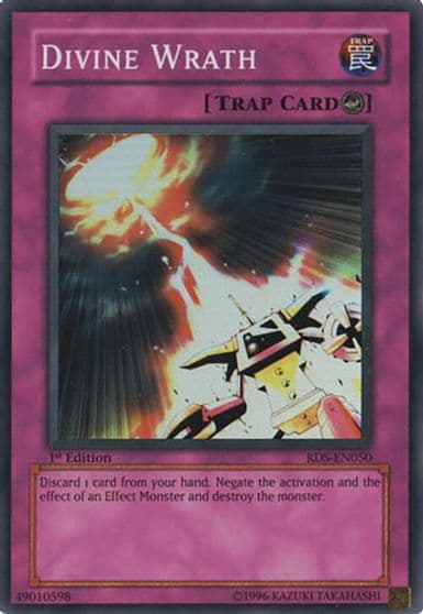 Divine Wrath Rise of Destiny Yu-Gi-Oh! card