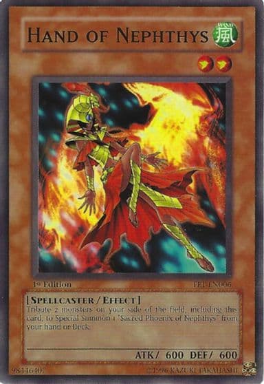 Hand of Nephthys Flaming Eternity Yu-Gi-Oh! card