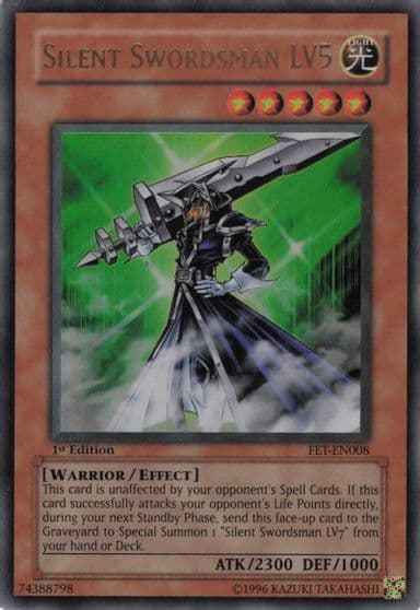 Silent Swordsman LV5 Flaming Eternity Yu-Gi-Oh! card