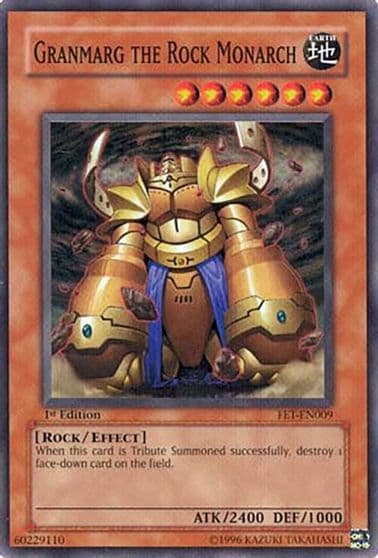 Granmarg the Rock Monarch Flaming Eternity Yu-Gi-Oh! card