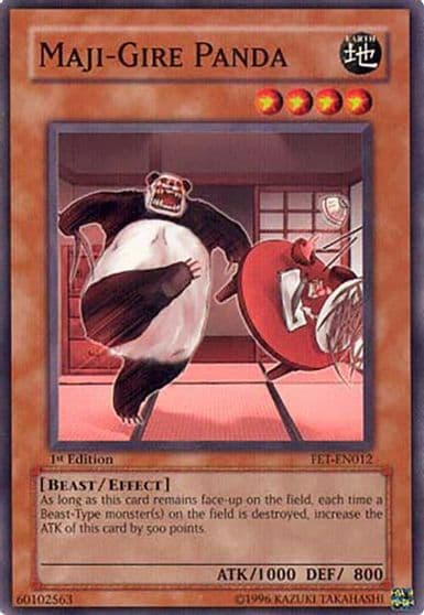 Maji Gire Panda Flaming Eternity Yu-Gi-Oh! card