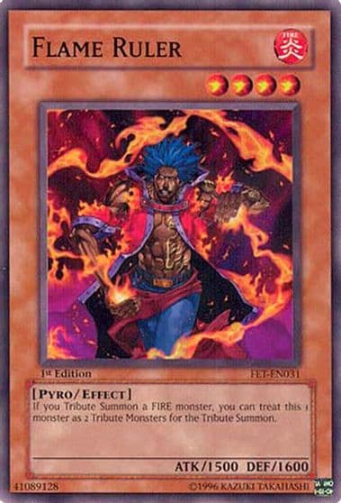 Flame Ruler Flaming Eternity Yu-Gi-Oh! card