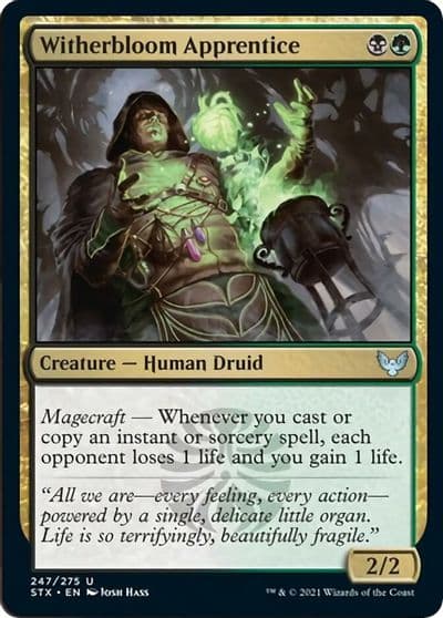 Witherbloom Apprentice Strixhaven: School of Mages Magic card