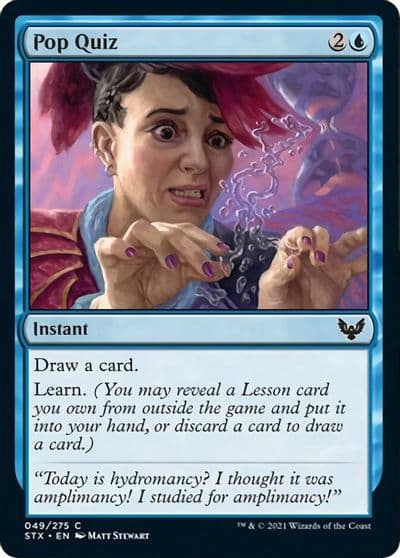 Pop Quiz Strixhaven: School of Mages Magic card