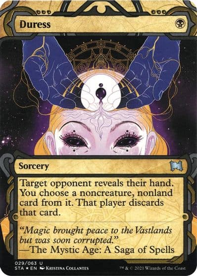 Duress Foil Etched Strixhaven: Mystical Archive Magic card