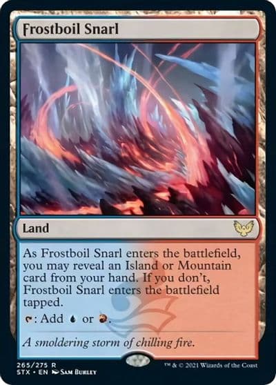 Frostboil Snarl Strixhaven: School of Mages Magic card