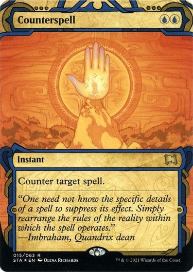 Counterspell Foil Etched Strixhaven: Mystical Archive Magic card