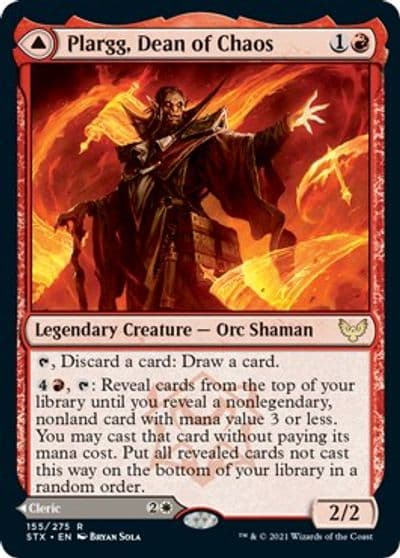 Plargg Dean of Chaos Strixhaven: School of Mages Magic card