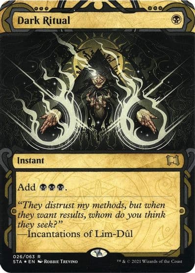 Dark Ritual Foil Etched Strixhaven: Mystical Archive Magic card