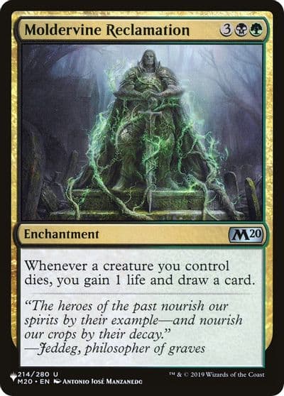 Moldervine Reclamation The List Reprints Magic card
