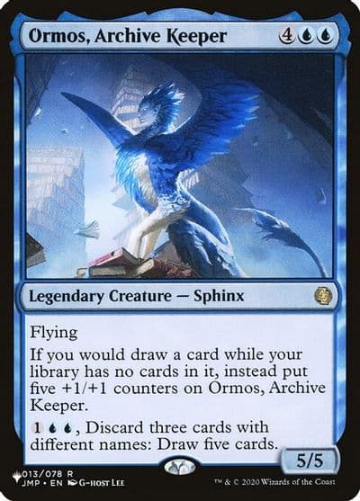 Ormos Archive Keeper The List Reprints Magic card