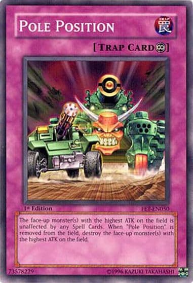 Pole Position Flaming Eternity Yu-Gi-Oh! card