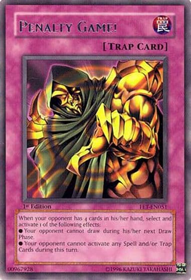 Penalty Game Flaming Eternity Yu-Gi-Oh! card