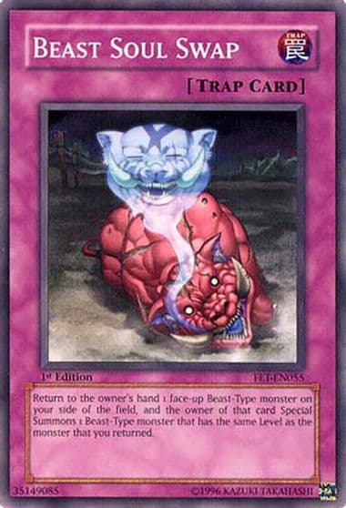 Beast Soul Swap Flaming Eternity Yu-Gi-Oh! card