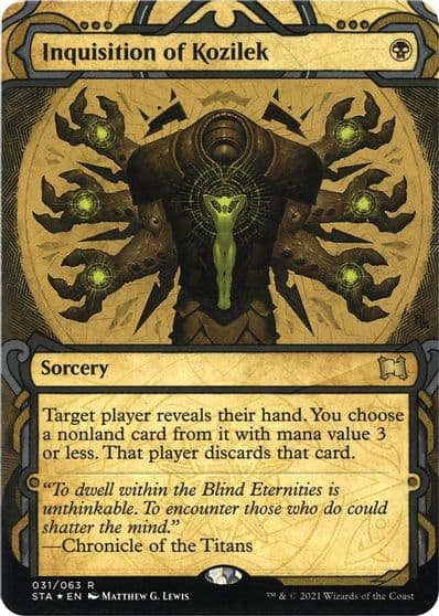 Inquisition of Kozilek Foil Etched Strixhaven: Mystical Archive Magic card