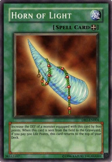 Horn of Light Dark Beginning 1 Yu-Gi-Oh! card
