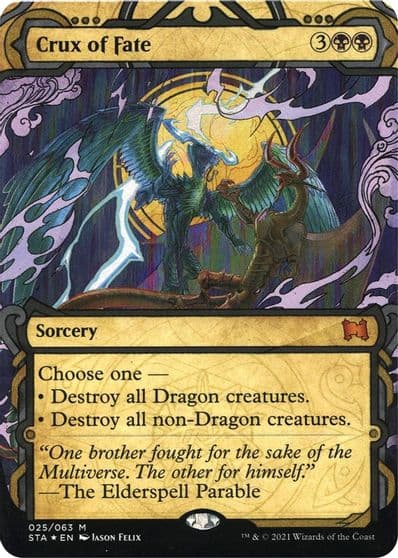 Crux of Fate Foil Etched Strixhaven: Mystical Archive Magic card