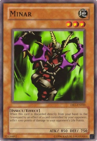 Minar Dark Beginning 1 Yu-Gi-Oh! card