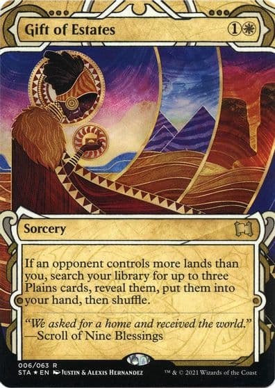 Gift of Estates Foil Etched Strixhaven: Mystical Archive Magic card