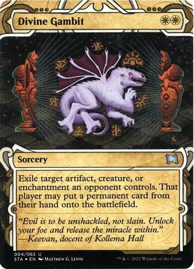 Divine Gambit Foil Etched Strixhaven: Mystical Archive Magic card