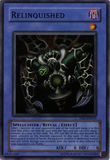 Relinquished Dark Beginning 1 Yu-Gi-Oh! card