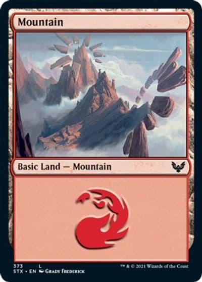 Mountain 373 Strixhaven: School of Mages Magic card