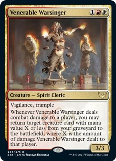 Venerable Warsinger Strixhaven: School of Mages Magic card