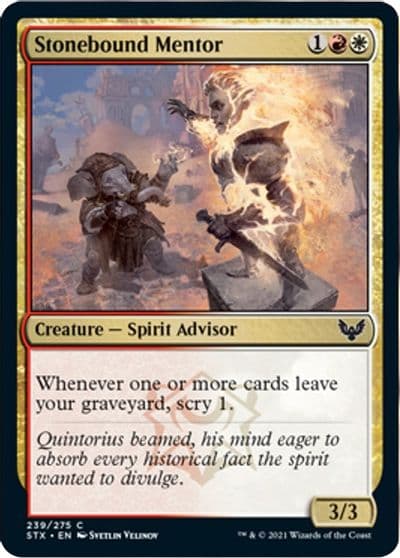 Stonebound Mentor Strixhaven: School of Mages Magic card