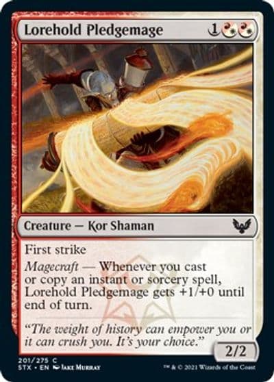 Lorehold Pledgemage Strixhaven: School of Mages Magic card