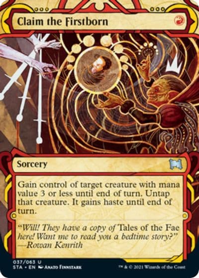 Claim the Firstborn Strixhaven: Mystical Archive Magic card