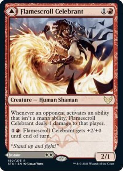 Flamescroll Celebrant Strixhaven: School of Mages Magic card