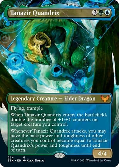 Tanazir Quandrix Borderless Strixhaven: School of Mages Magic card