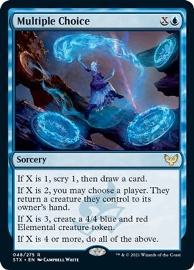 Multiple Choice Strixhaven: School of Mages Magic card