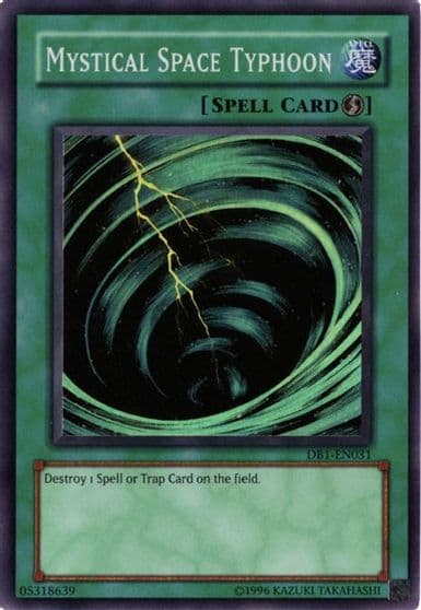 Mystical Space Typhoon Dark Beginning 1 Yu-Gi-Oh! card