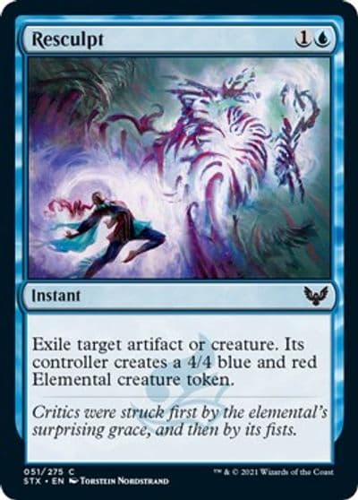 Resculpt Strixhaven: School of Mages Magic card