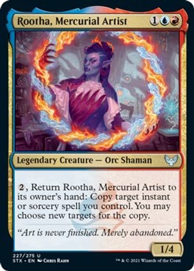 Rootha Mercurial Artist Strixhaven: School of Mages Magic card