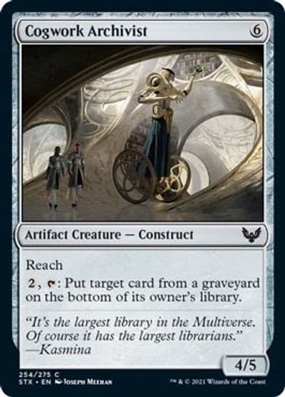 Cogwork Archivist Strixhaven: School of Mages Magic card