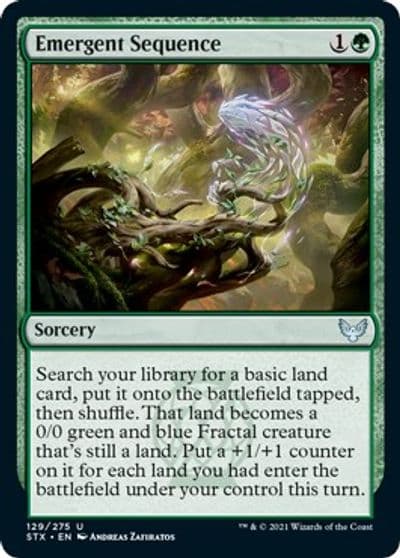 Emergent Sequence Strixhaven: School of Mages Magic card