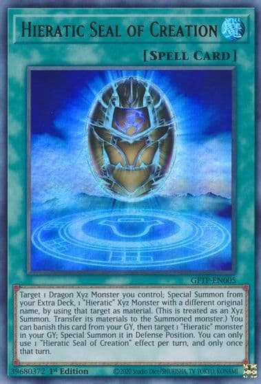 Hieratic Seal of Creation Ghosts From the Past Yu-Gi-Oh! card