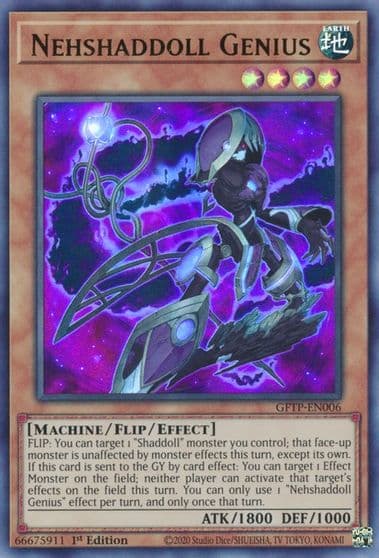 Nehshaddoll Genius Ghosts From the Past Yu-Gi-Oh! card