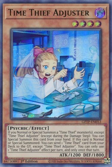 Time Thief Adjuster Ghosts From the Past Yu-Gi-Oh! card